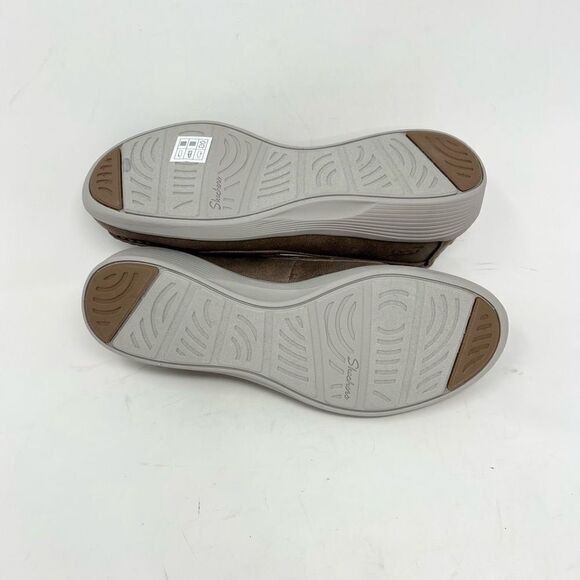 Skechers Arya Sail With Me Loafers Womens 11 Taupe Slip-On Round Toe Memory Foam - Picture 8 of 10